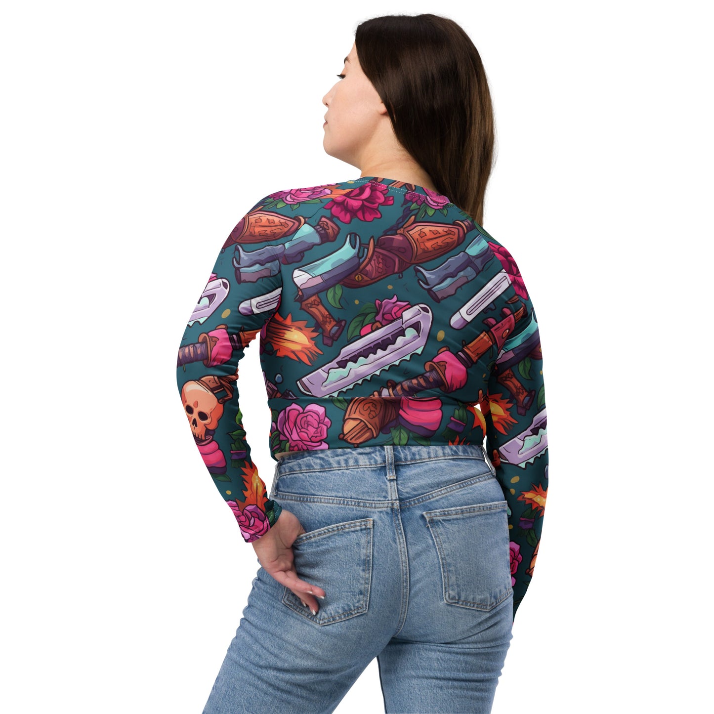 Blade Long-Sleeve Crop Top