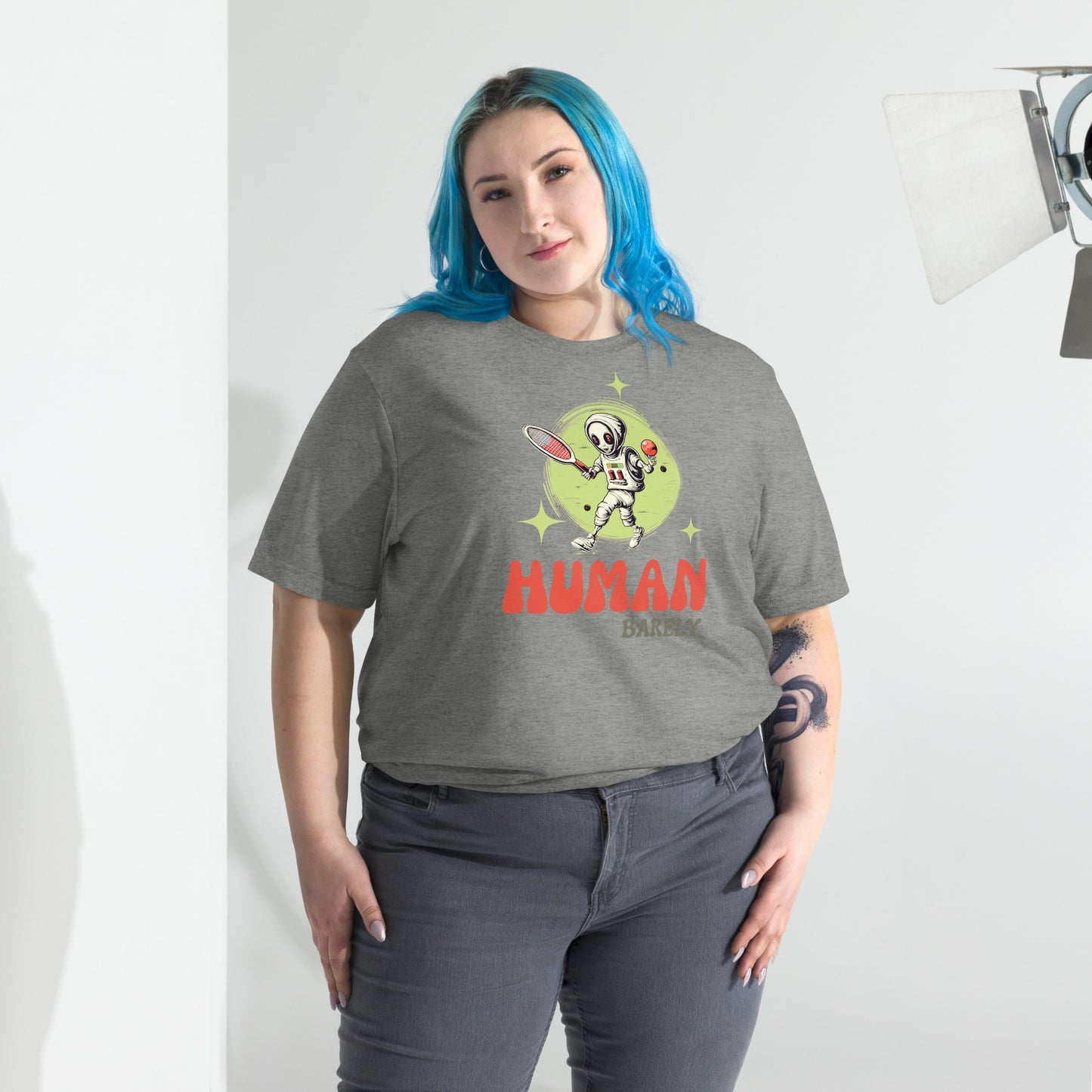 Barely Human Alien Sport T-Shirt