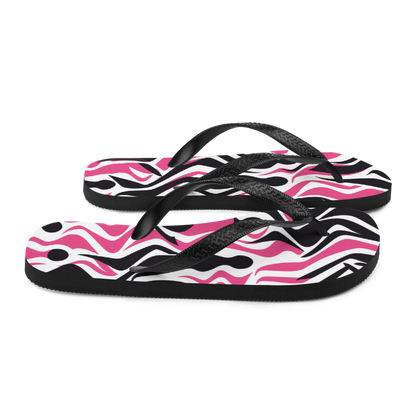 Pink/Black Flip-Flops