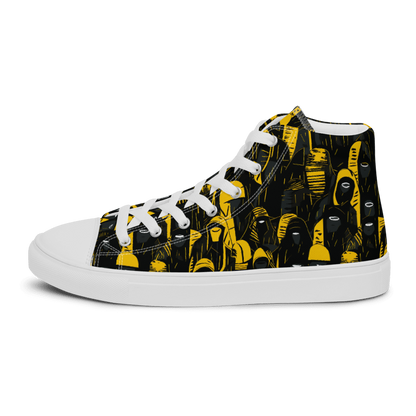 Black and Yellow Men’s High Tops