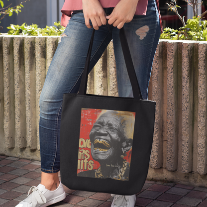 Black Grandma With Golden Teeth Gangsta Grillz Eco Tote Bag