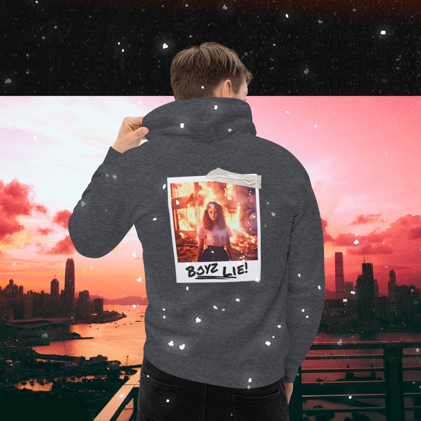 Boyz Lie Photo Hoodie