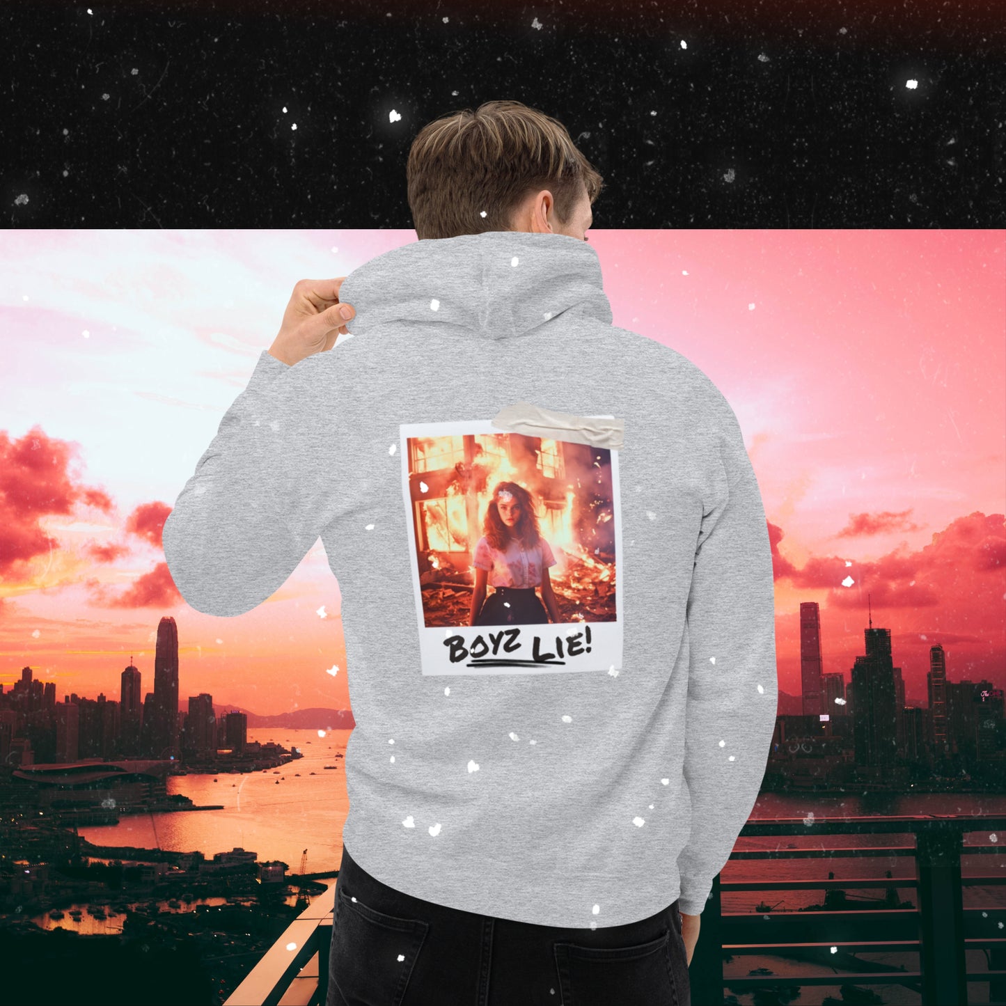 Boyz Lie Photo Hoodie