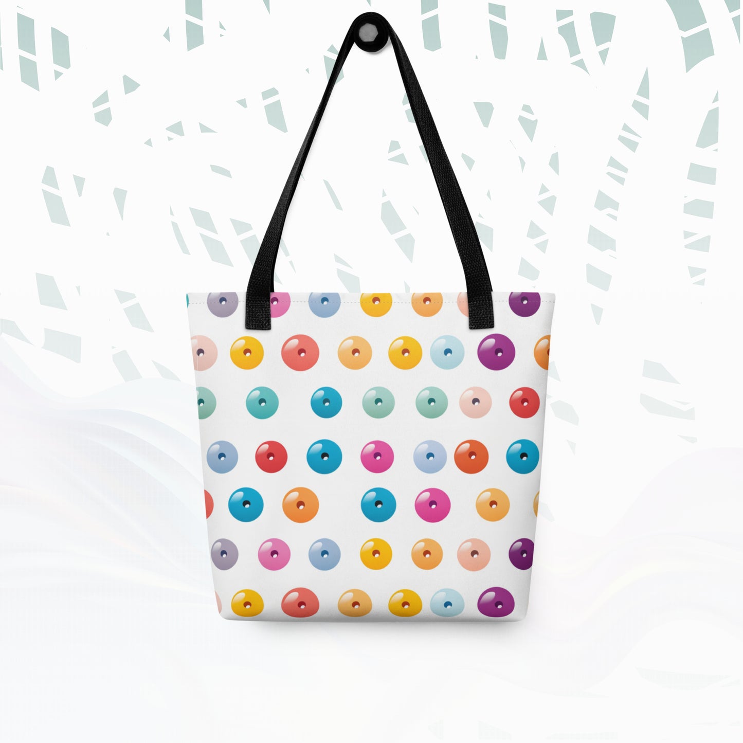 Button Tote Bag