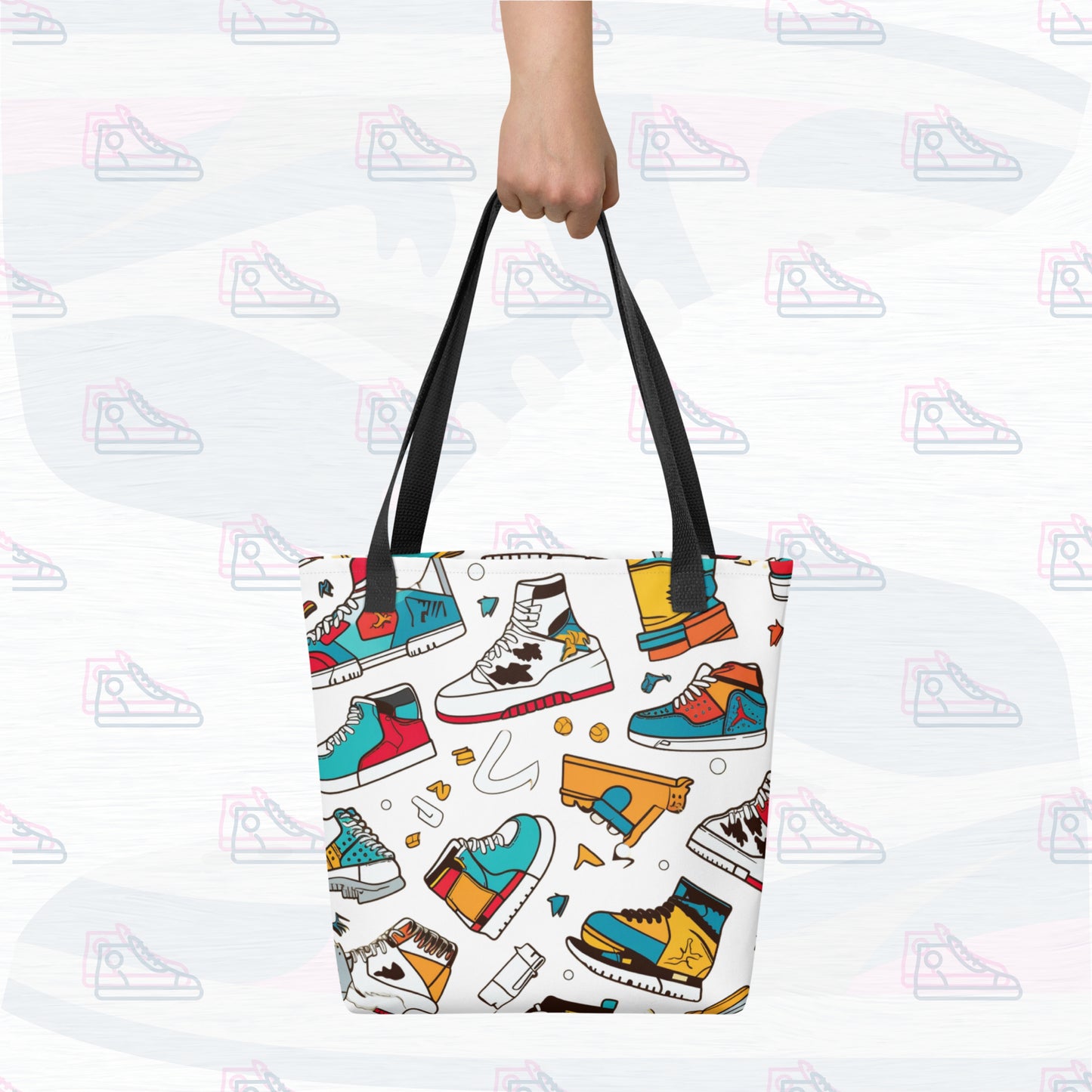 Sneaker Head Tote Bag