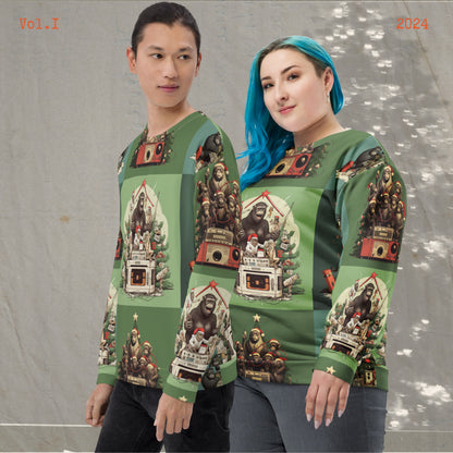 Ugly Monkey Christmas Sweatshirt