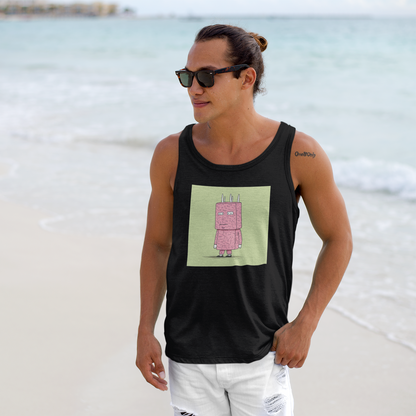 Man With Bag on Head Men's Tank Top