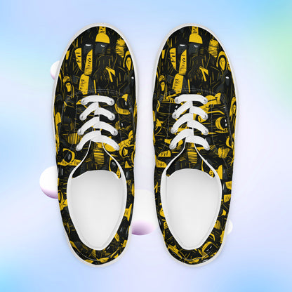 Black and Yellow Men’s Lace-ups