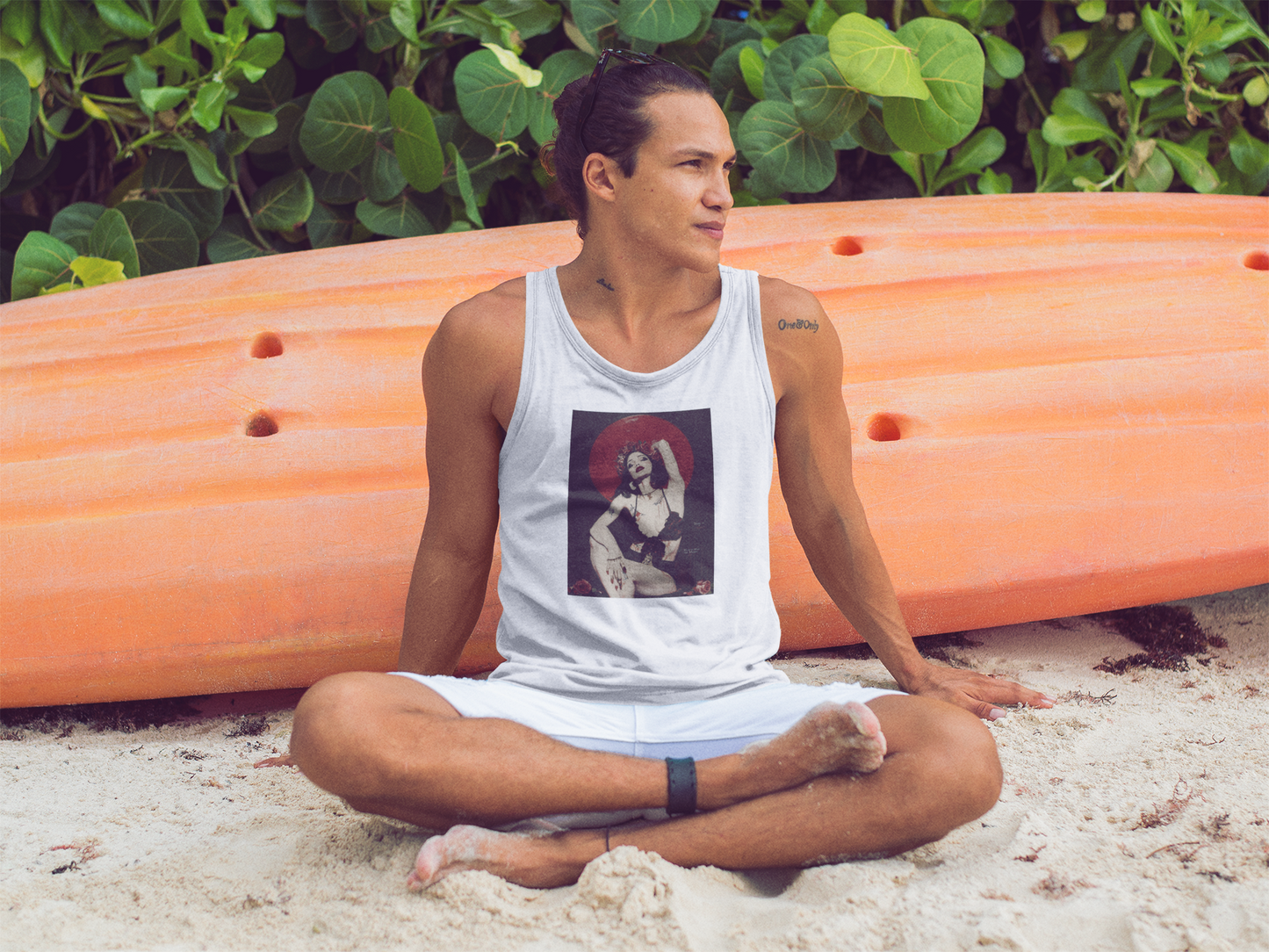 Roses on the Moon Full-body Salome Men's Tank Top