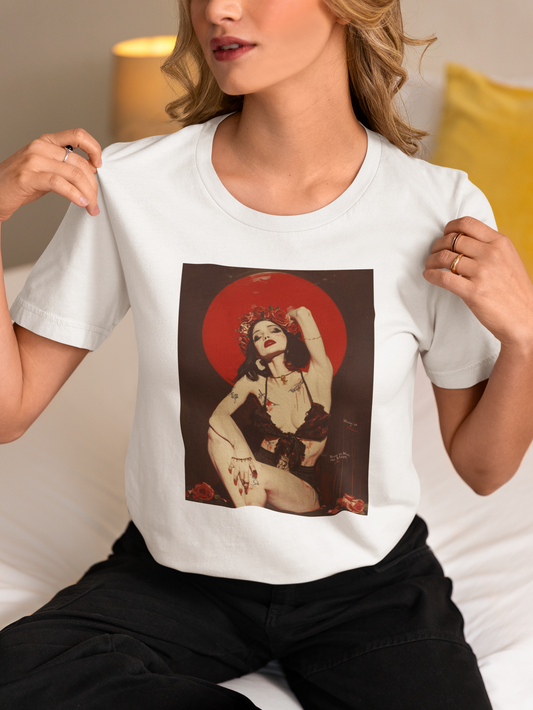 Roses on the Moon Full-body Salome Unisex T-shirt