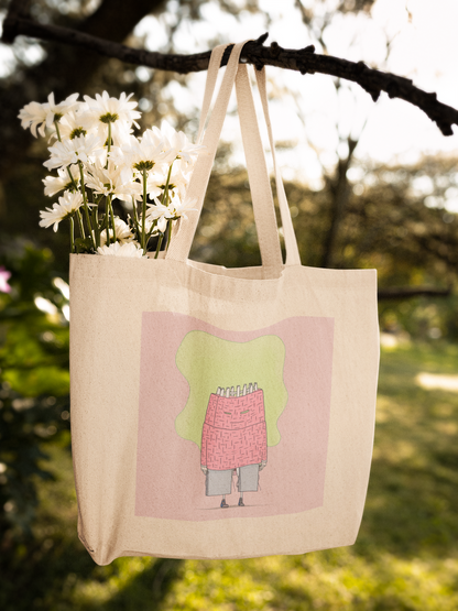 Pink Man Eco Tote Bag