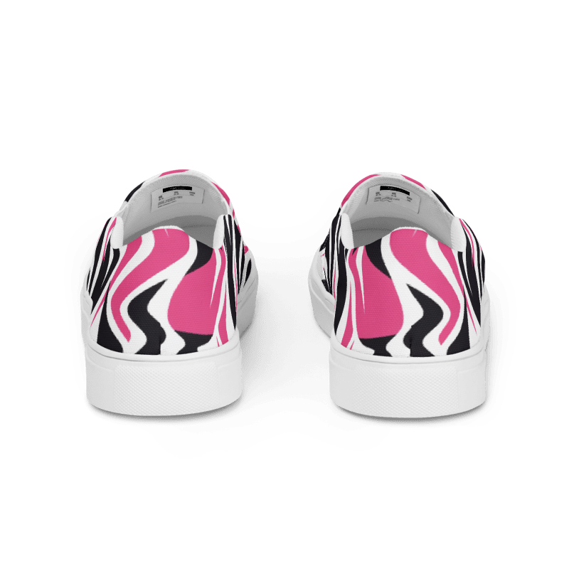 Pink/Black Women’s Slip-ons