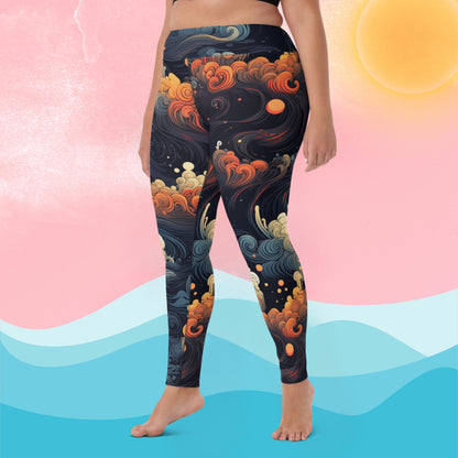 Waves Yoga Leggings