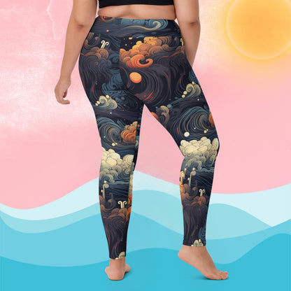 Waves Yoga Leggings