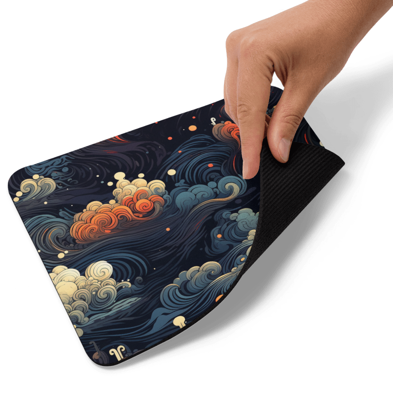 Waves Mouse Pad