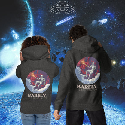 Barely Human Flame Hoodie