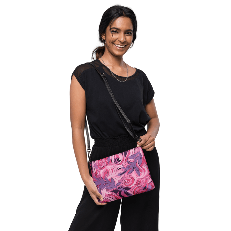 Pink Purp Crossbody Bag