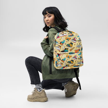 Sneaker Head Yellow Backpack