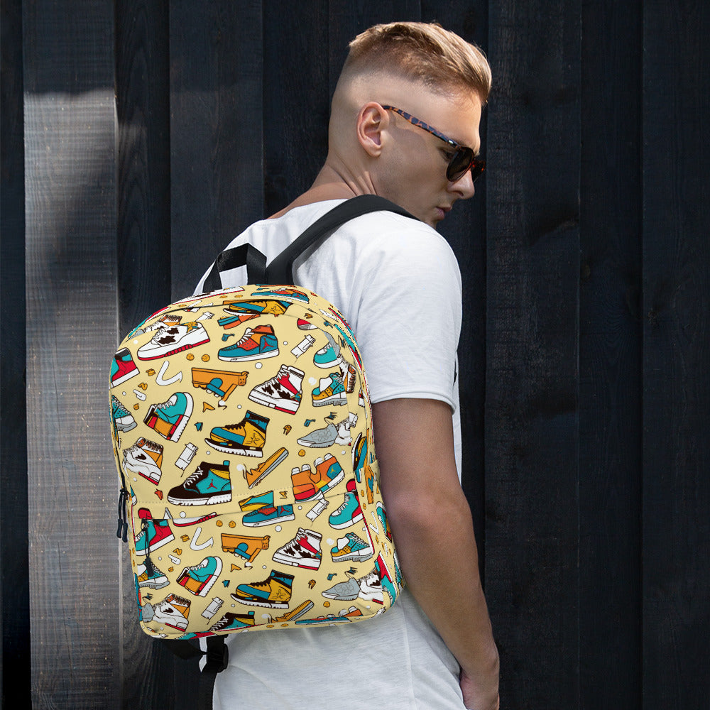 Sneaker Head Yellow Backpack