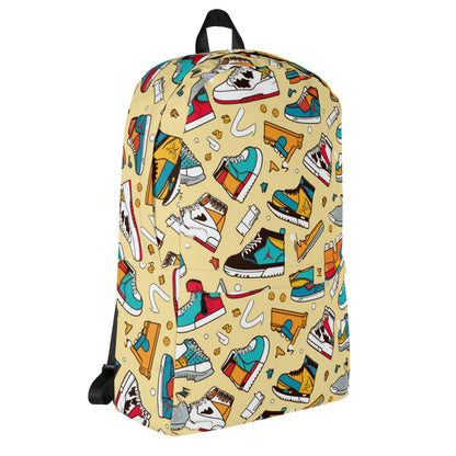 Sneaker Head Yellow Backpack