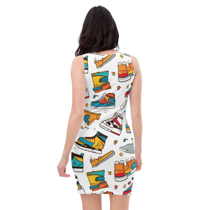 Sneaker Head Bodycon Dress