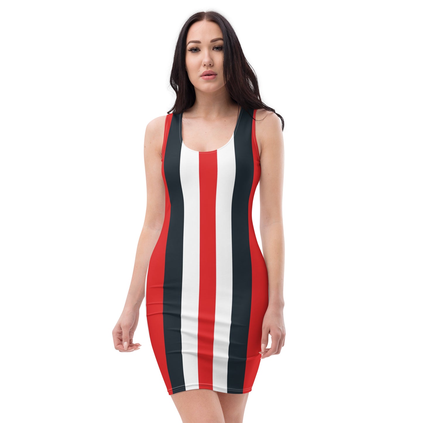 Red Stripes Dress