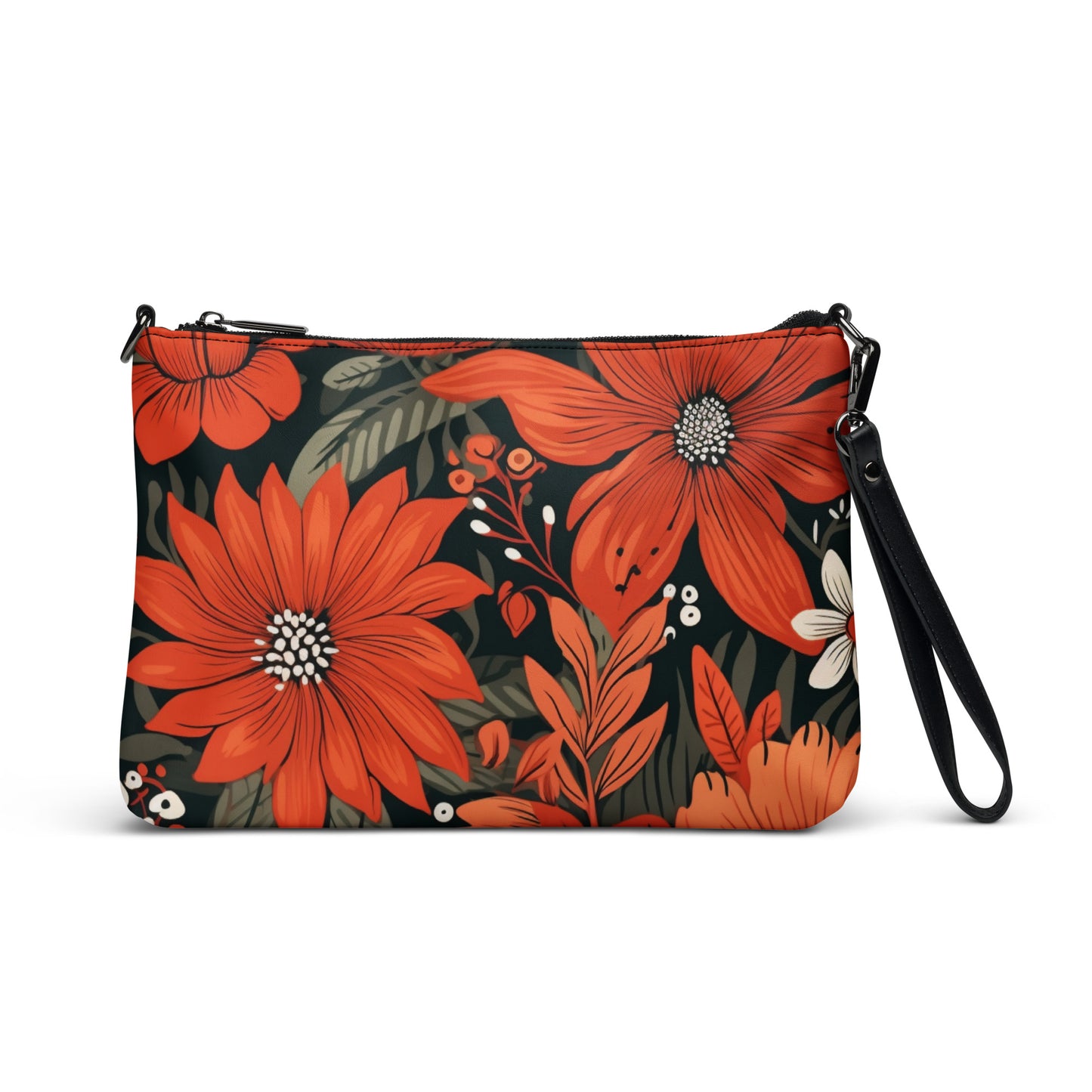 Red Garden Crossbody Bag