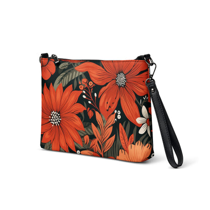 Red Garden Crossbody Bag