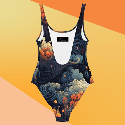 Waves One-Piece Swimsuit