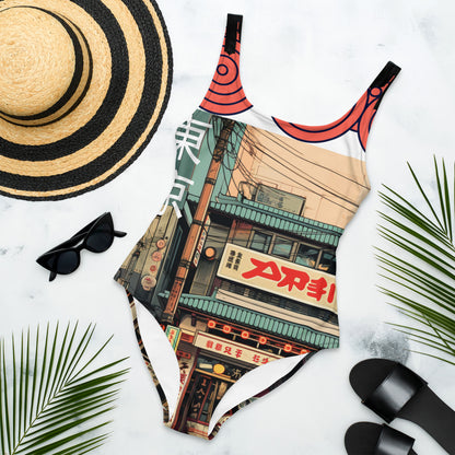 Lost In Tokyo One-Piece Swimsuit