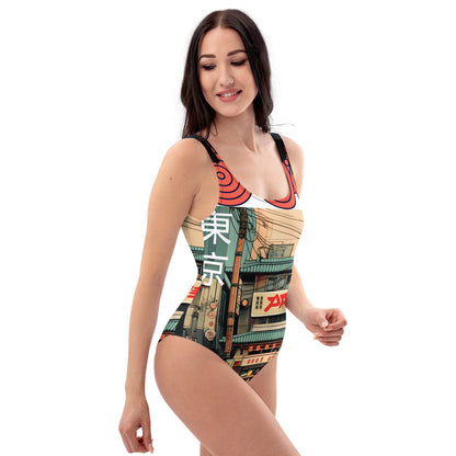 Lost In Tokyo One-Piece Swimsuit