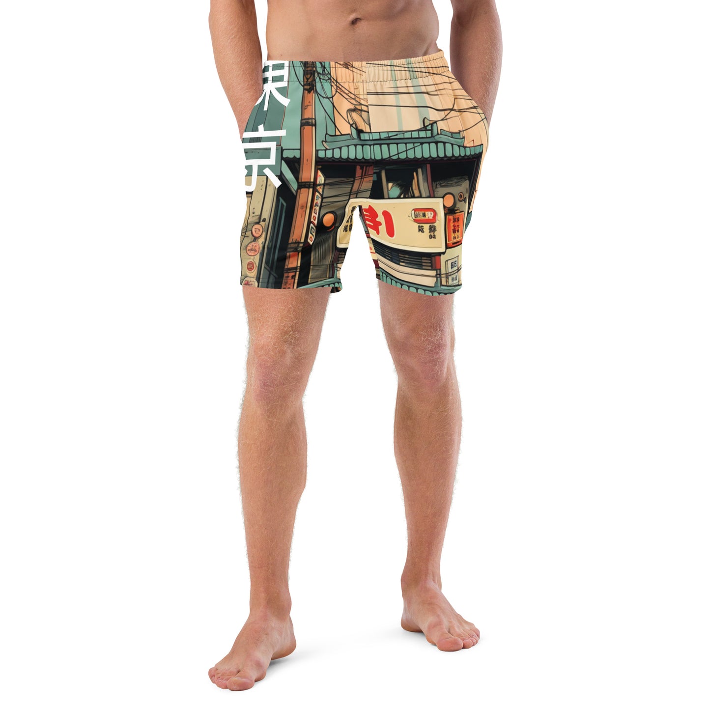 Lost In Tokyo Swim Trunks