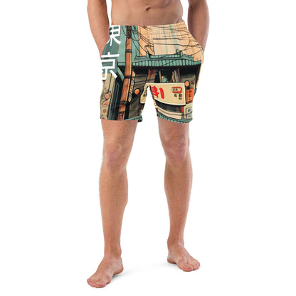 Lost In Tokyo Swim Trunks