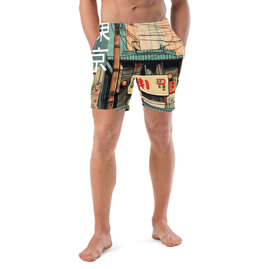 Lost In Tokyo Swim Trunks