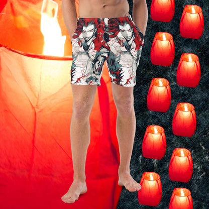 Fire Anime Swim Trunks