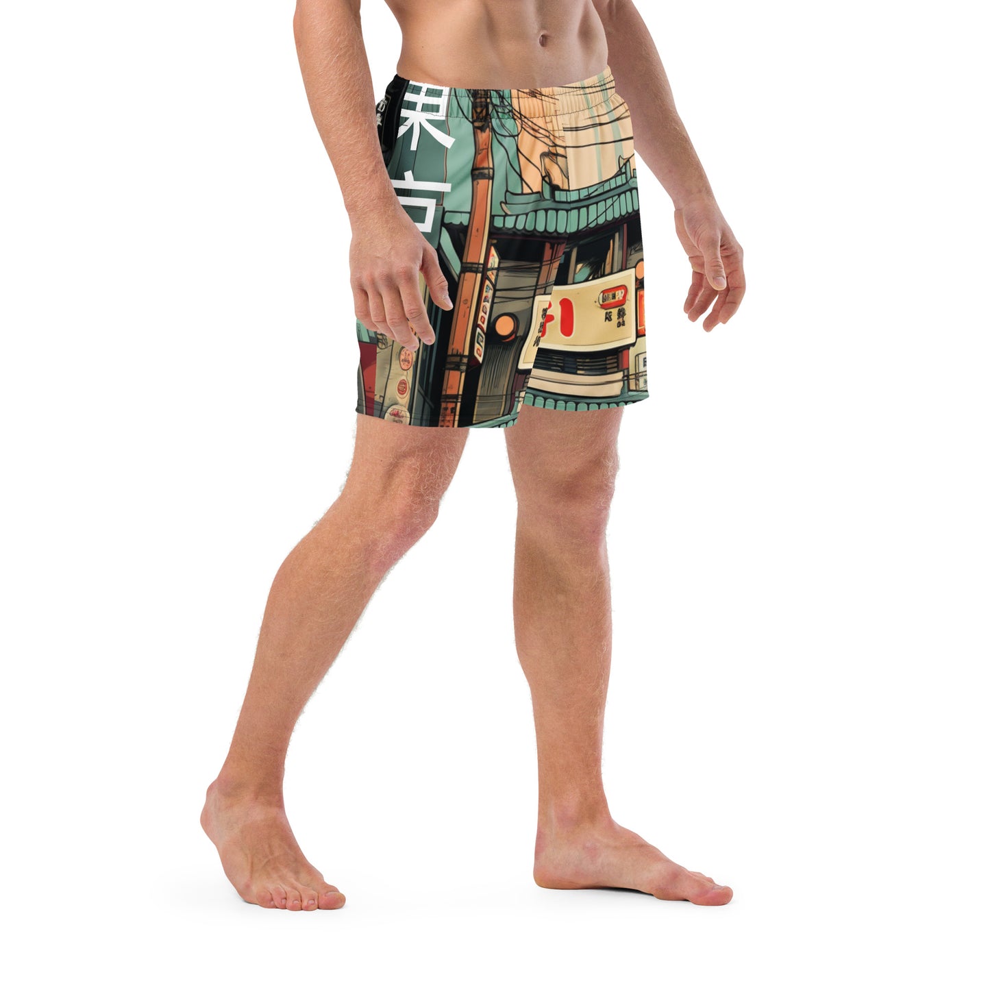 Lost In Tokyo Swim Trunks