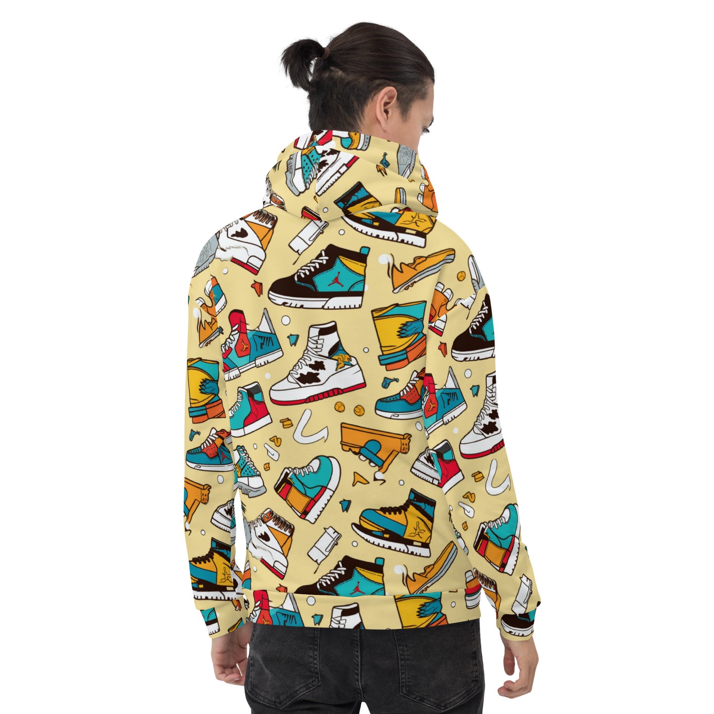 Yellow Sneaker Head Hoodie