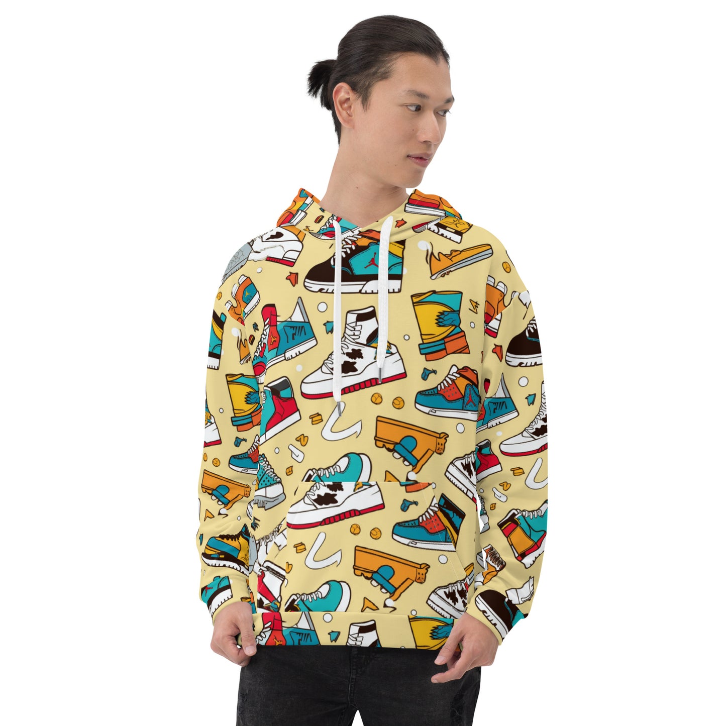 Yellow Sneaker Head Hoodie