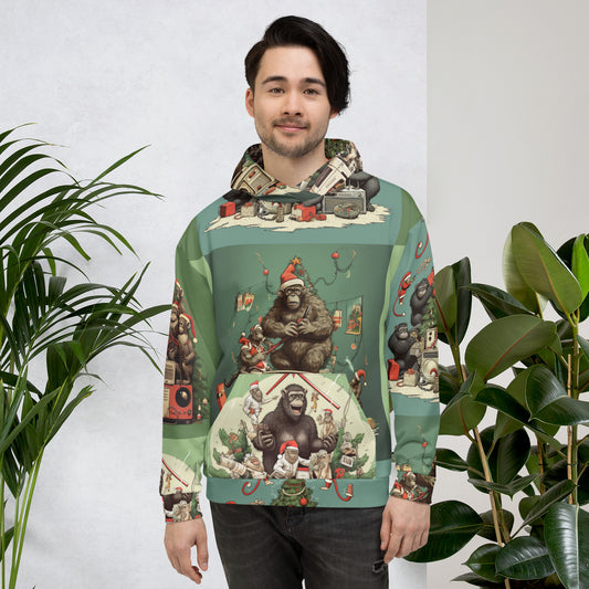 Monkey Ugly Christmas Hoodie