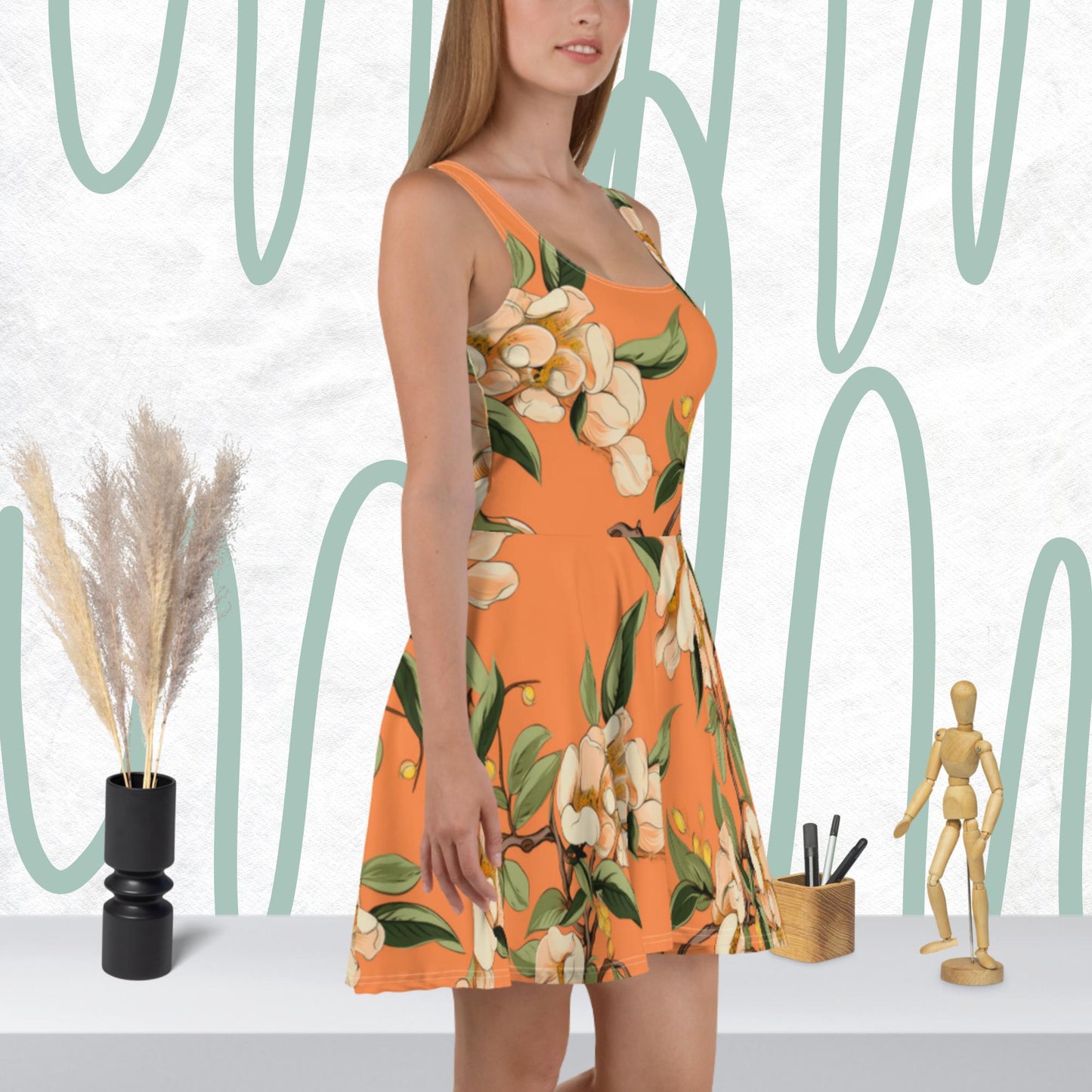 Dreamsicle Flared Dress