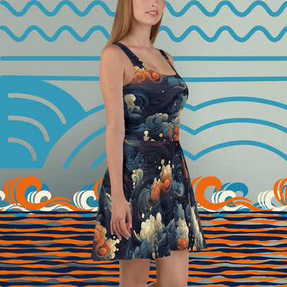 Waves Flare Dress