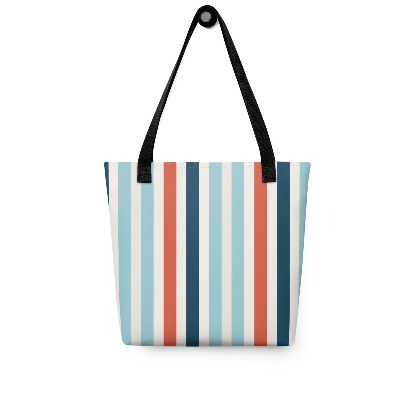 Blue Stripes Tote Bag