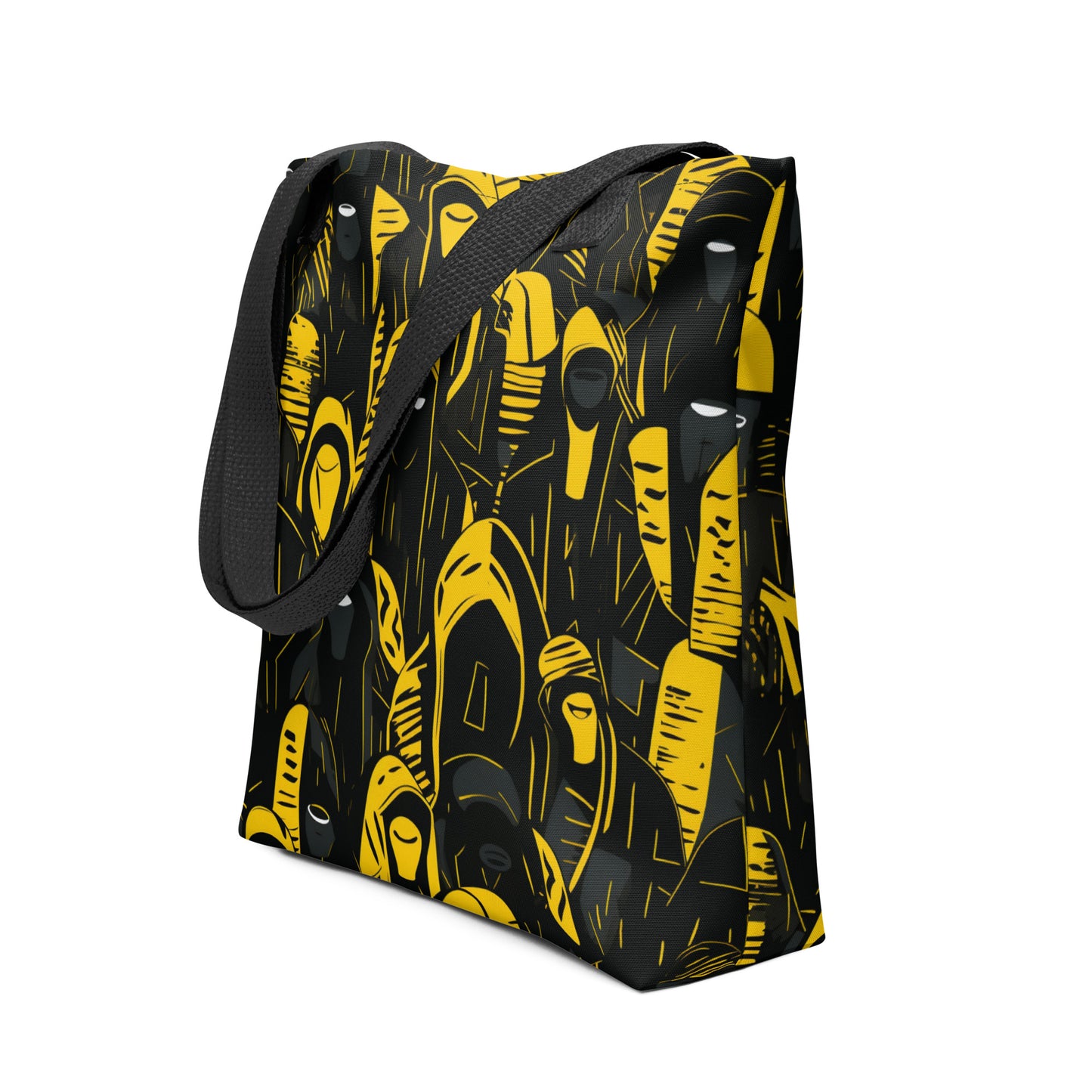 Black and Yellow Tote Bag