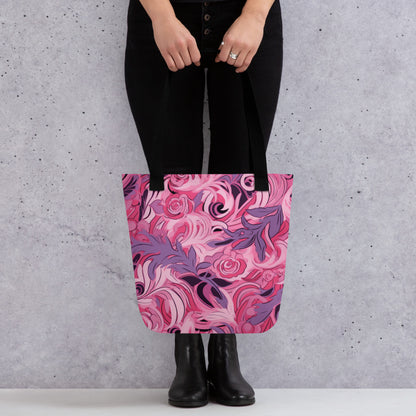 Pink Purp Tote Bag