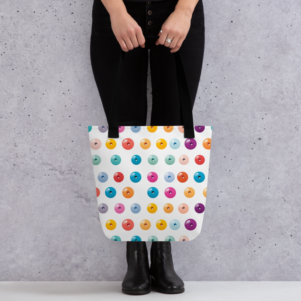 Button Tote Bag