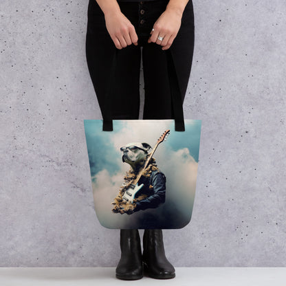 Rock Dog Tote Bag