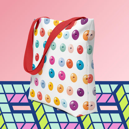 Button Tote Bag