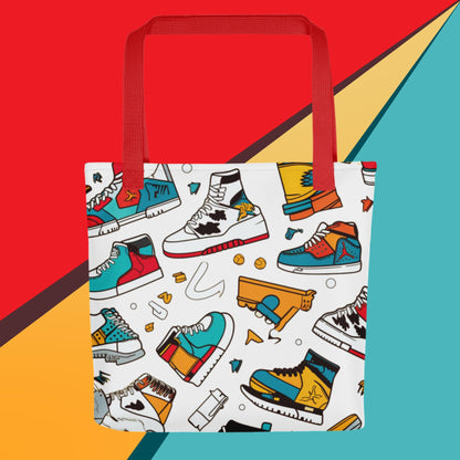 Sneaker Head Tote Bag