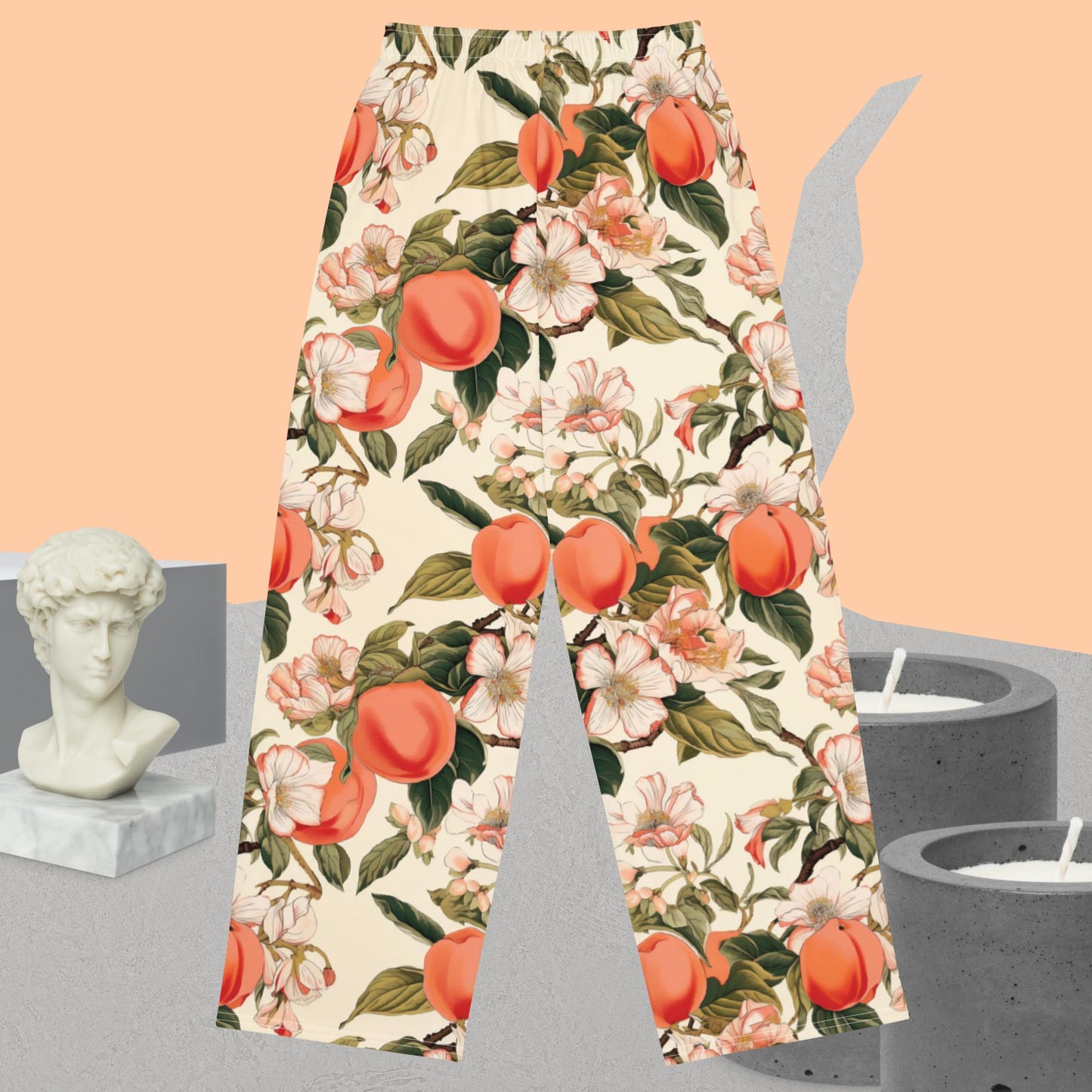 Just Peachy Wide-Leg Pants