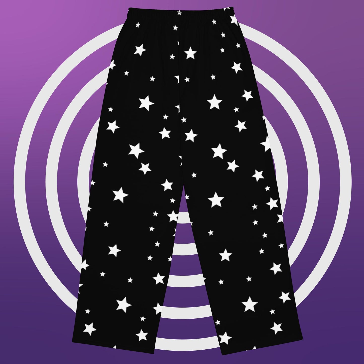 Black Star Wide-Leg Pants